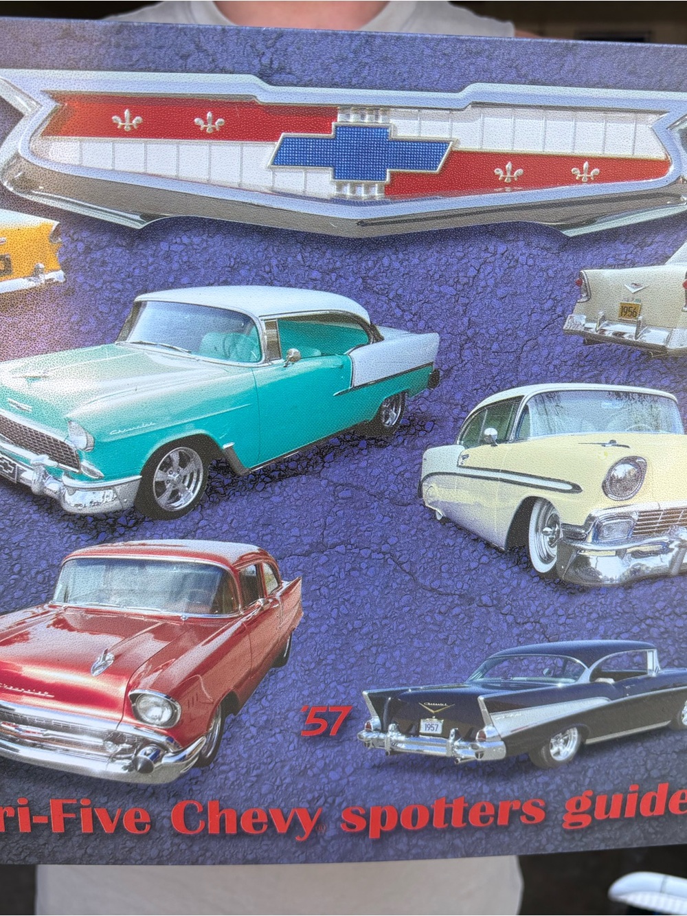'57 Classic Car Wall Art - Blue, Teal, Red